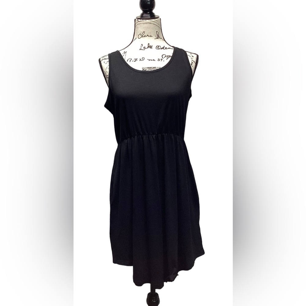 Shirley and Stone sleeveless baby doll dress Black Size Large